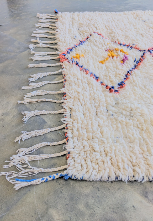 モロッコ直輸入　ベニワレンラグ-No.18(124×191cm) 11枚目の画像