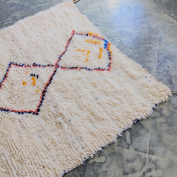 モロッコ直輸入　ベニワレンラグ-No.18(124×191cm) 5枚目の画像