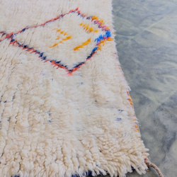 モロッコ直輸入　ベニワレンラグ-No.18(124×191cm) 9枚目の画像