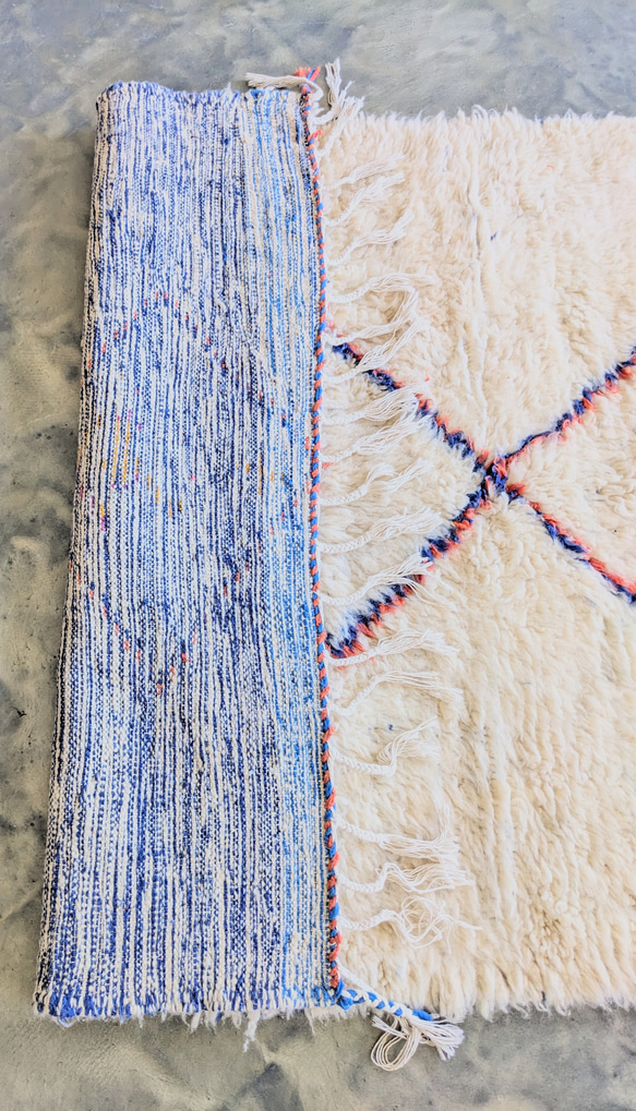 モロッコ直輸入　ベニワレンラグ-No.18(124×191cm) 13枚目の画像