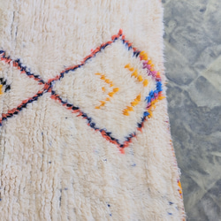 モロッコ直輸入　ベニワレンラグ-No.18(124×191cm) 8枚目の画像