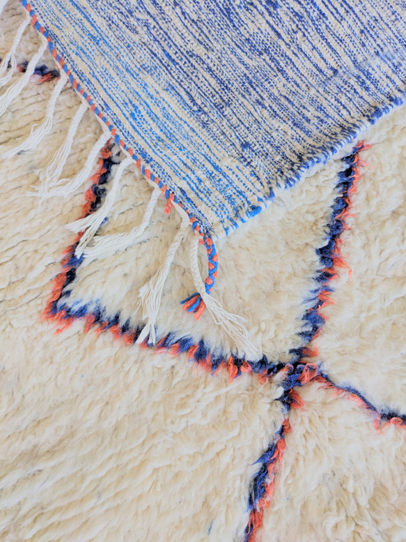 モロッコ直輸入　ベニワレンラグ-No.18(124×191cm) 14枚目の画像