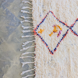 モロッコ直輸入　ベニワレンラグ-No.18(124×191cm) 10枚目の画像