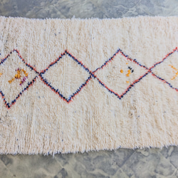 モロッコ直輸入　ベニワレンラグ-No.18(124×191cm) 4枚目の画像