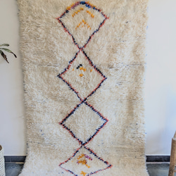 モロッコ直輸入　ベニワレンラグ-No.18(124×191cm) 2枚目の画像