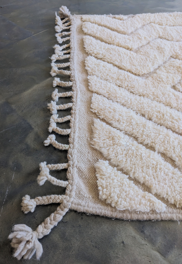 モロッコ直輸入　ベニワレンラグ-No.19(102×152cm) 11枚目の画像