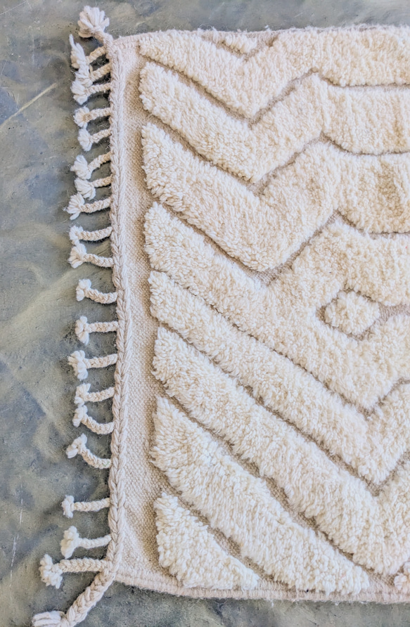 モロッコ直輸入　ベニワレンラグ-No.19(102×152cm) 10枚目の画像