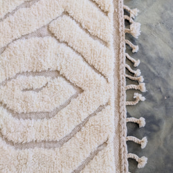 モロッコ直輸入　ベニワレンラグ-No.19(102×152cm) 12枚目の画像