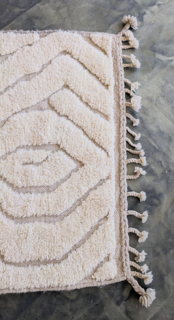 モロッコ直輸入　ベニワレンラグ-No.19(102×152cm) 12枚目の画像