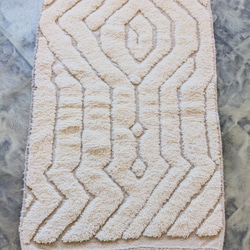 モロッコ直輸入　ベニワレンラグ-No.19(102×152cm) 6枚目の画像