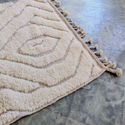 モロッコ直輸入　ベニワレンラグ-No.19(102×152cm) 7枚目の画像