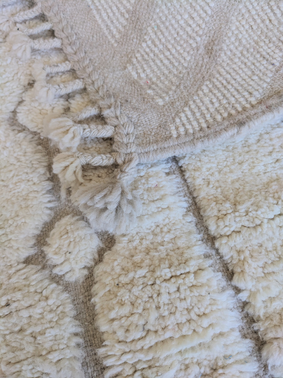 モロッコ直輸入　ベニワレンラグ-No.19(102×152cm) 16枚目の画像