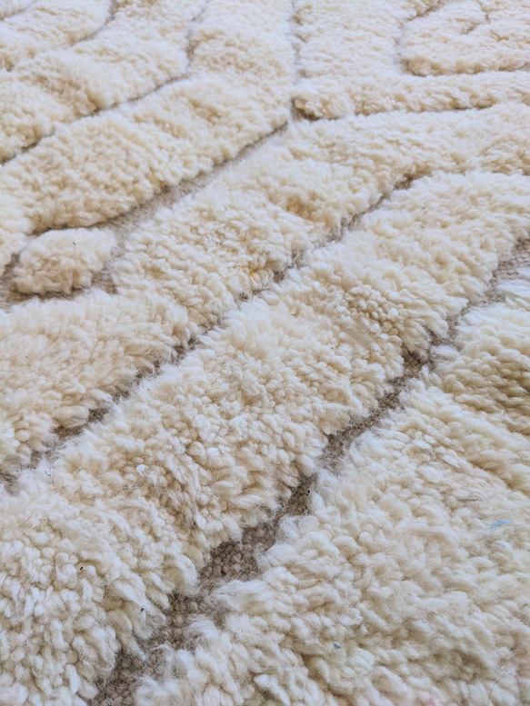 モロッコ直輸入　ベニワレンラグ-No.19(102×152cm) 14枚目の画像