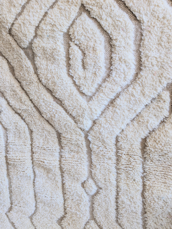 モロッコ直輸入　ベニワレンラグ-No.19(102×152cm) 3枚目の画像