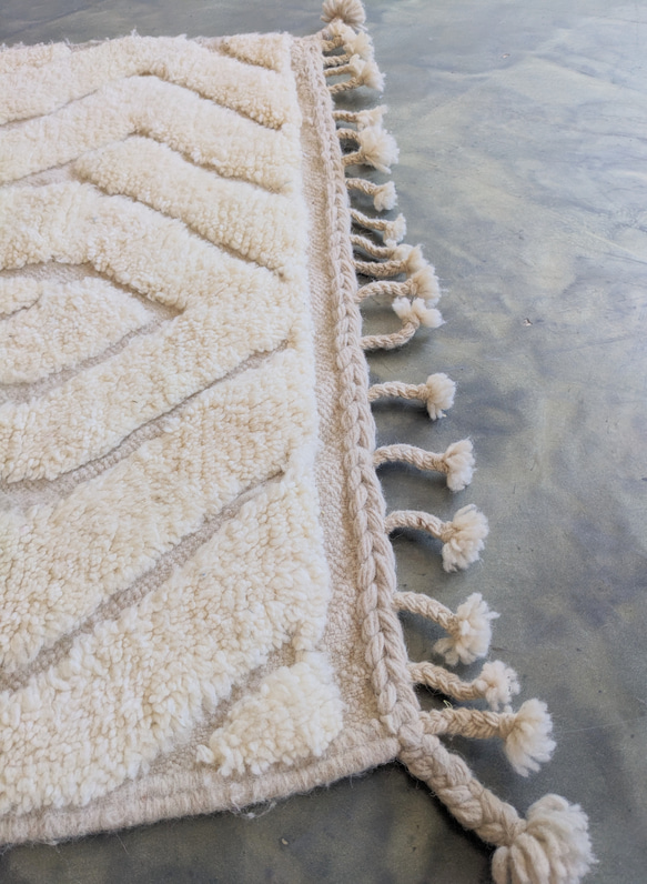 モロッコ直輸入　ベニワレンラグ-No.19(102×152cm) 13枚目の画像