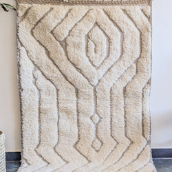 モロッコ直輸入　ベニワレンラグ-No.19(102×152cm) 1枚目の画像