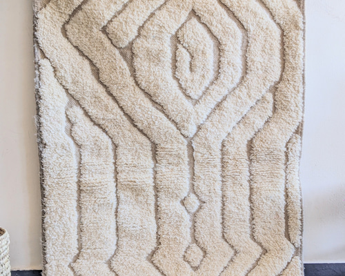 モロッコ直輸入 ベニワレンラグ-No.19(102×152cm) カーペット・絨毯