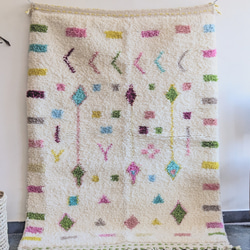 モロッコ直輸入 アジラルラグ-No5 118×157 カーペット・絨毯・ラグ