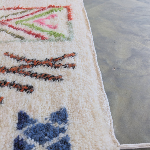 モロッコ直輸入 アジラルラグ-No6 104×161 カーペット・絨毯・ラグ