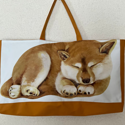 8号帆布トートバッグ(M)ライトシナモン　ちー★ 8号帆布トートバッグ(M)ライトシナモン ちー☆ 8号帆布トート