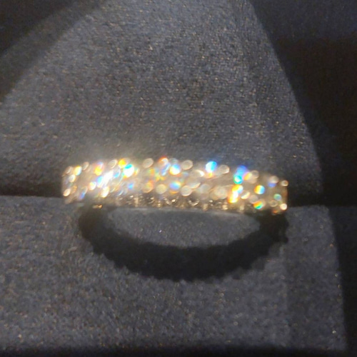 フルエタニティリング 3mm モアサナイト 18k ゴールド ジュエリー