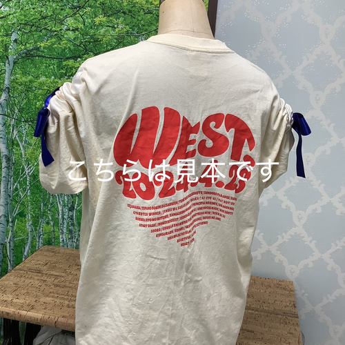 推しTシャツ　材料持ち込みリメイクオーダー リメイク 推し活 Tシャツアレンジ Tシャツ ㊗️ネットニュース