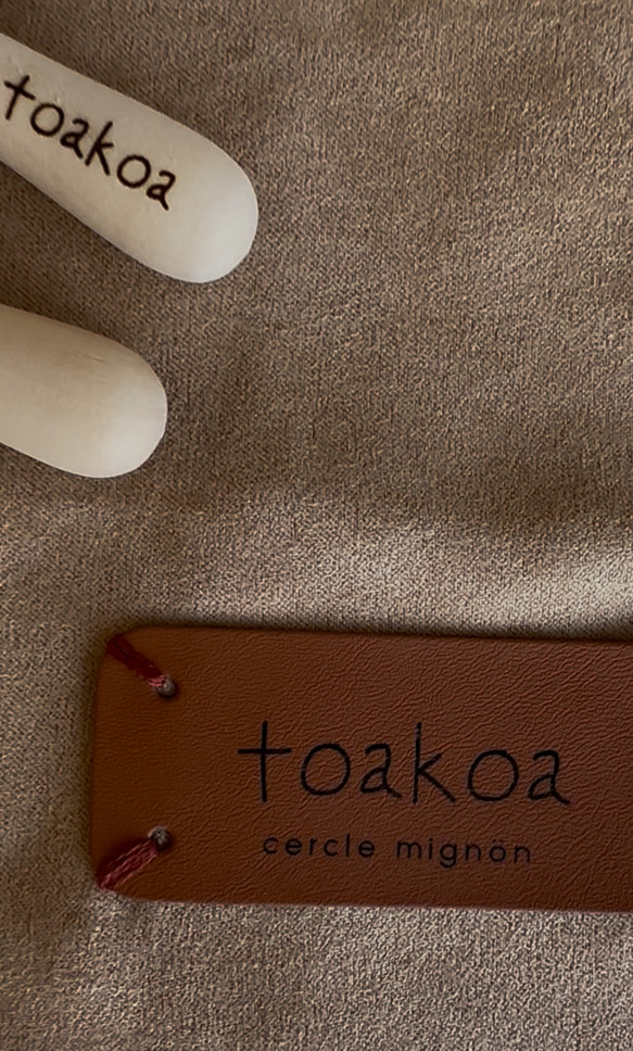 【名入れ無料】スエード巾着┃プチギフト　入園準備　収納袋 4枚目の画像