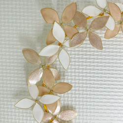 お花いっぱいの☆ニュアンスカラーワイヤーリース☆ 3枚目の画像