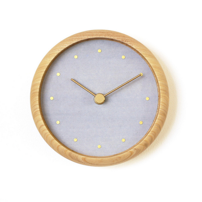 はなもっこ 掛時計　紫雲　プレーン