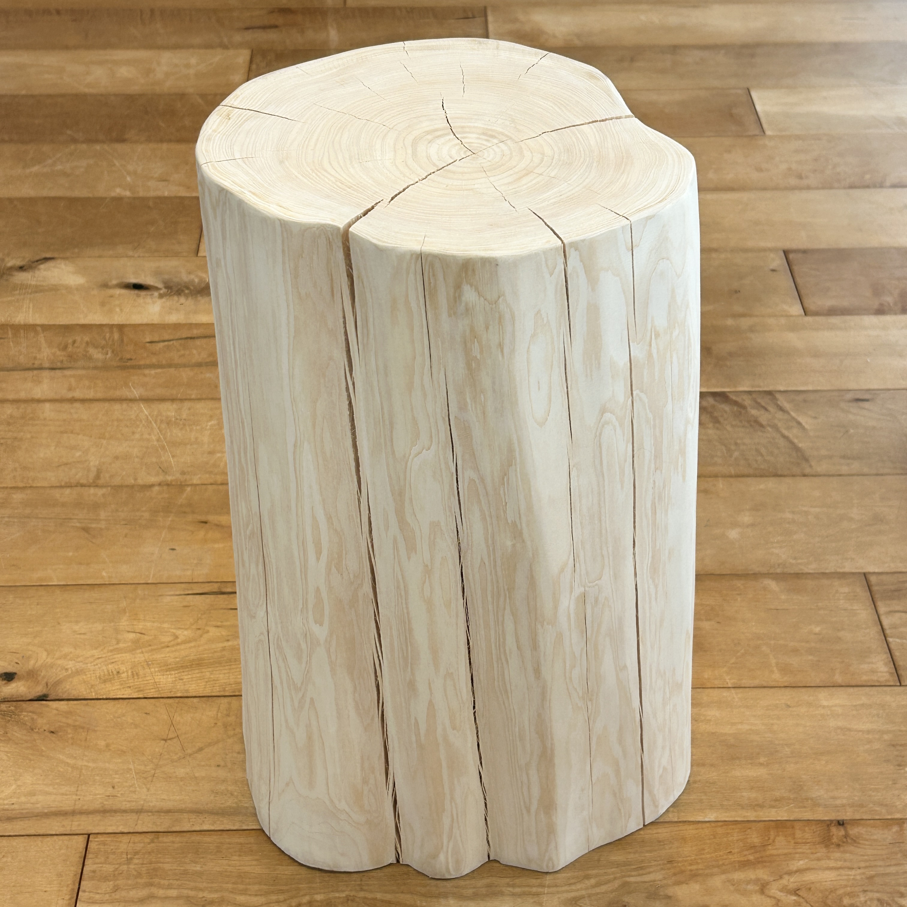 Hinoki  Wood  Stool  No.1164
