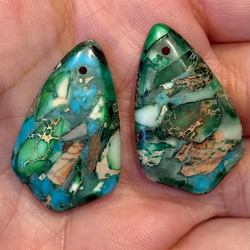 化石が産んだ宝石 メタリックブルーグリーンカナディアンアンモライト