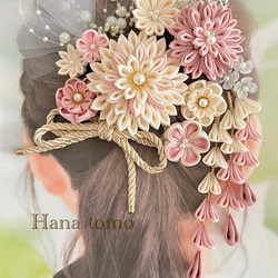 つまみ細工成人式髪飾り ピンク のおすすめ人気通販 検索結果｜Creema