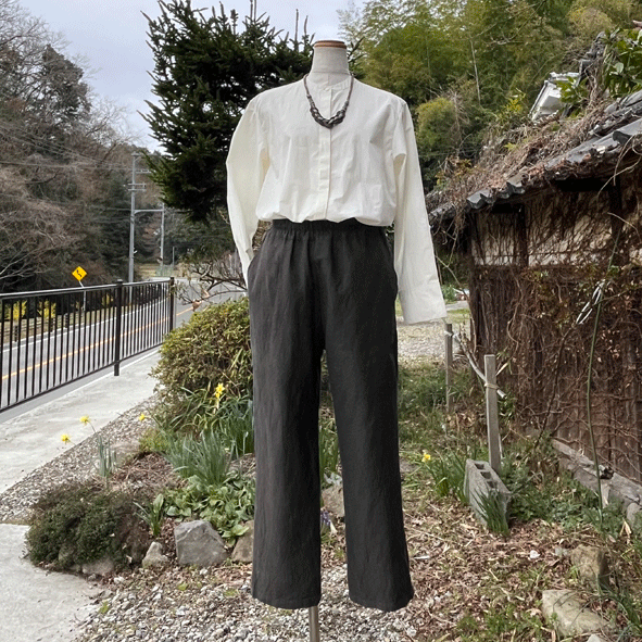 ★柿渋ムラ染めパンツ★ハンドメイド★ ☆柿渋ムラ染めパンツ☆ハンドメイド☆