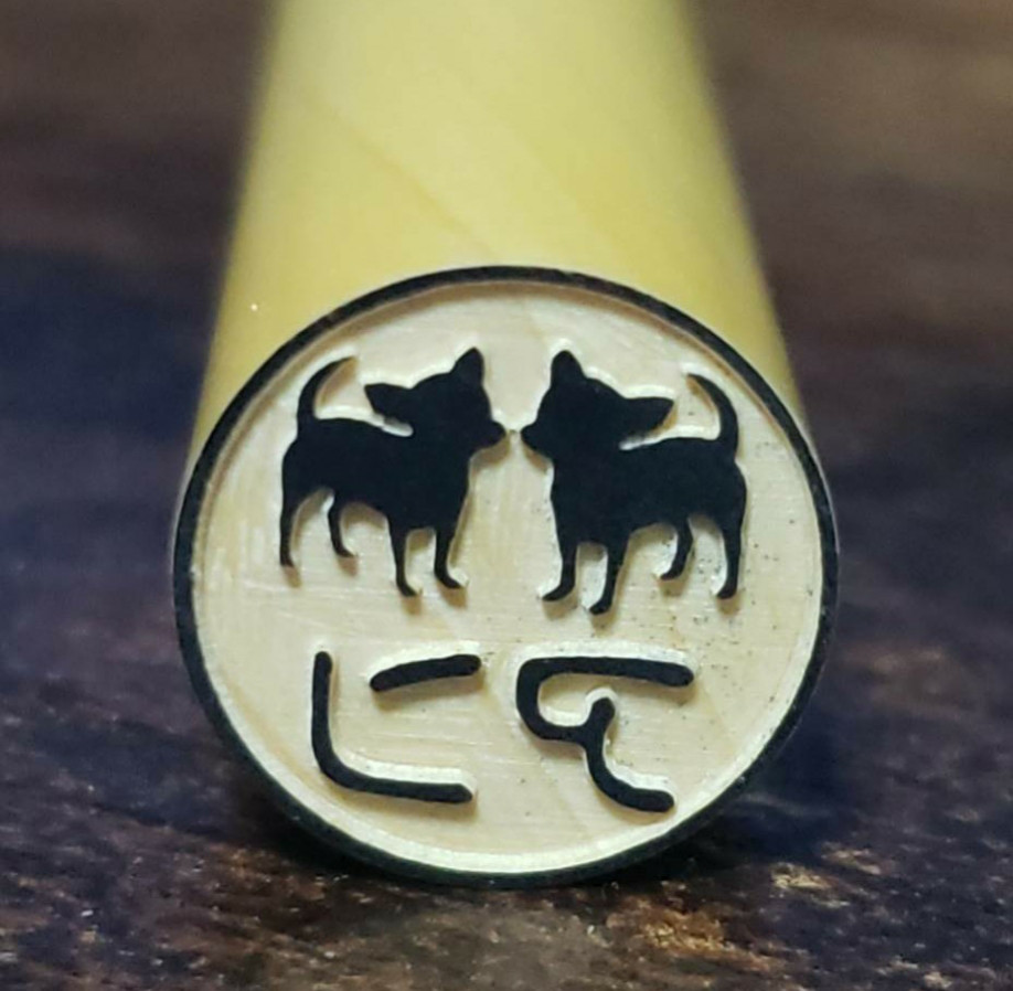 わんこはんこ✨チワワ&チワワ✨15.0㎜【わんこ】