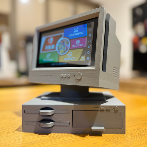 レトロPC風Nintendo Swichスタンド レトロPC風Nintendo Swichスタンド スマホスタンド・スマホ