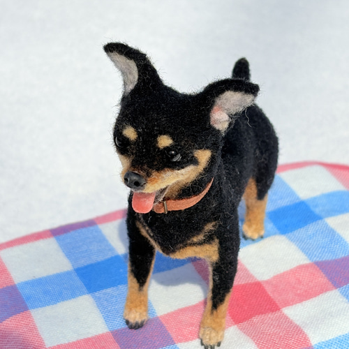 みーりん 羊毛フェルト 犬 ニードルフェルトキット ふわふわ羊毛でつくる、フェルト犬＆フェルト