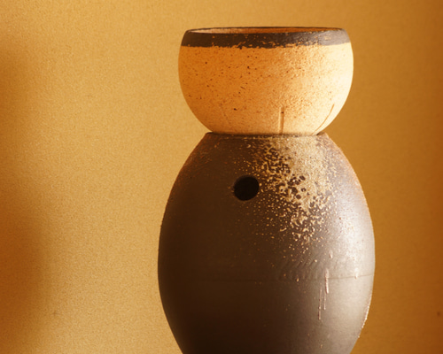 陶製「毛沢東(?)」喇叭(ラッパ)吹奏立像 Pipa (琵琶 ) - Chinese - The