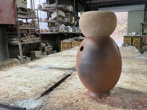 信楽焼　水琴窟 　大器の器　　卓上水琴窟 微小陶琴】 お部屋用陶器の水琴窟｜信楽の窯元【大器の器】