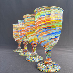 麻炭ガラス・ランプシェード『10cm』虹色 球体 E17ソケット (ヒマラヤ