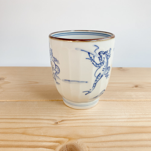 アウトレット> 京焼 清水焼 山本壹楽 壹楽窯 鳥獣戯画 湯呑み 小