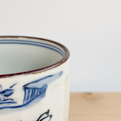 アウトレット> 京焼 清水焼 山本壹楽 壹楽窯 鳥獣戯画 湯呑み 大