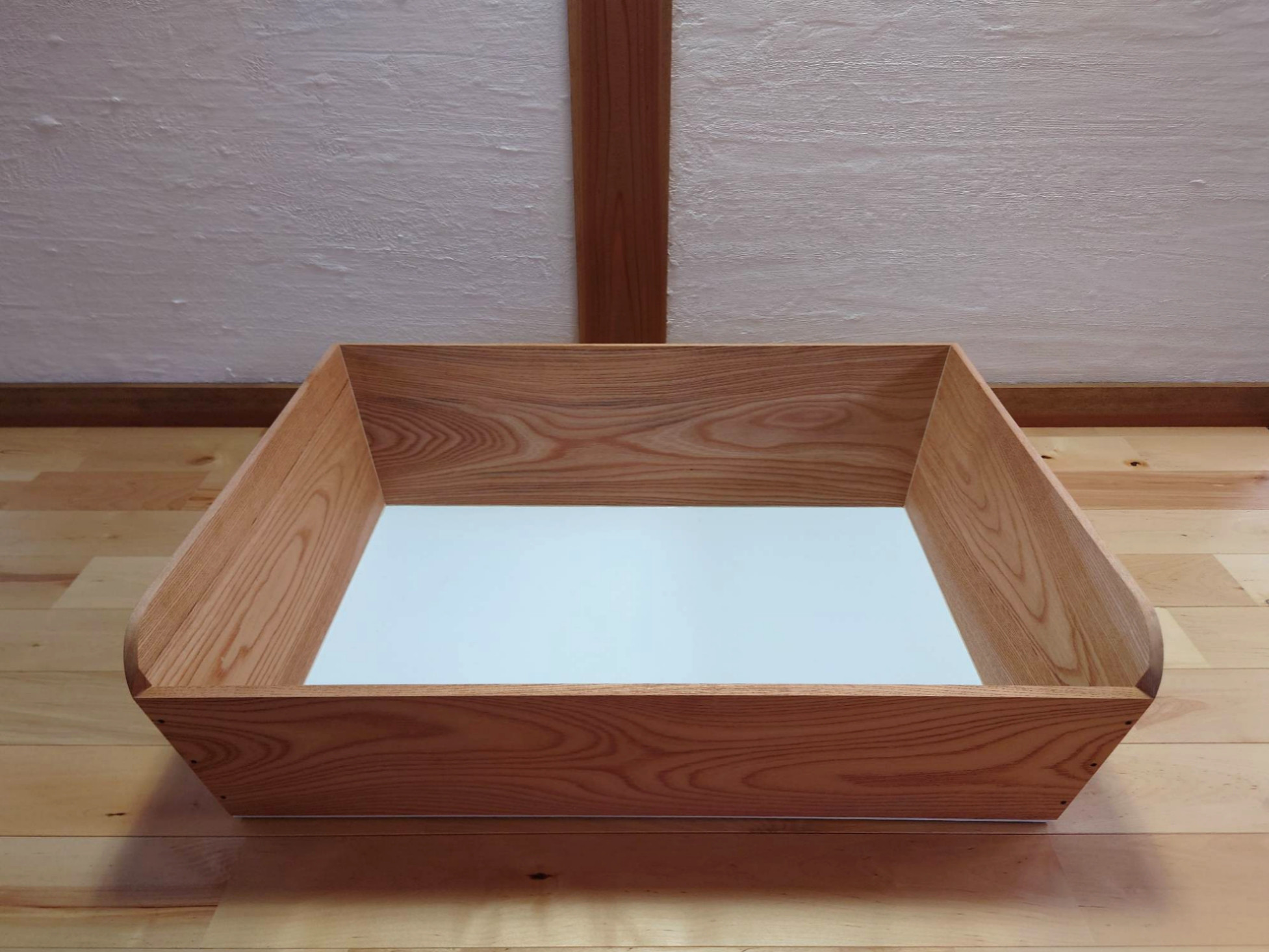 猫 猫トイレ 大型猫トイレ 固まる砂専用 おしゃれ 木製トイレ 欅