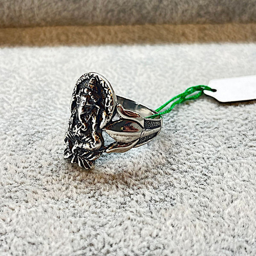 ガネーシャ925 シルバー925 金剛杭 密教法具 ガネーシャ ゾウ 小豆チェーン