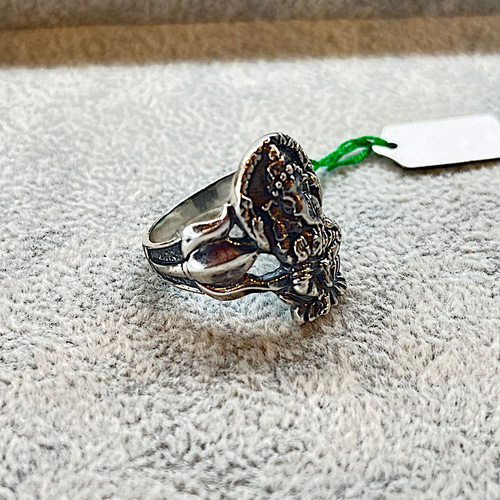 シルバーリング ネーシャ ガネーシア 百合 指輪 26号 メンズ シルバー