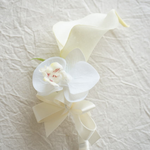 【はーページ】チューリップ12本&ブートニア Amazon｜人工チューリップの花ブートニア花婿の付添人の結婚式の