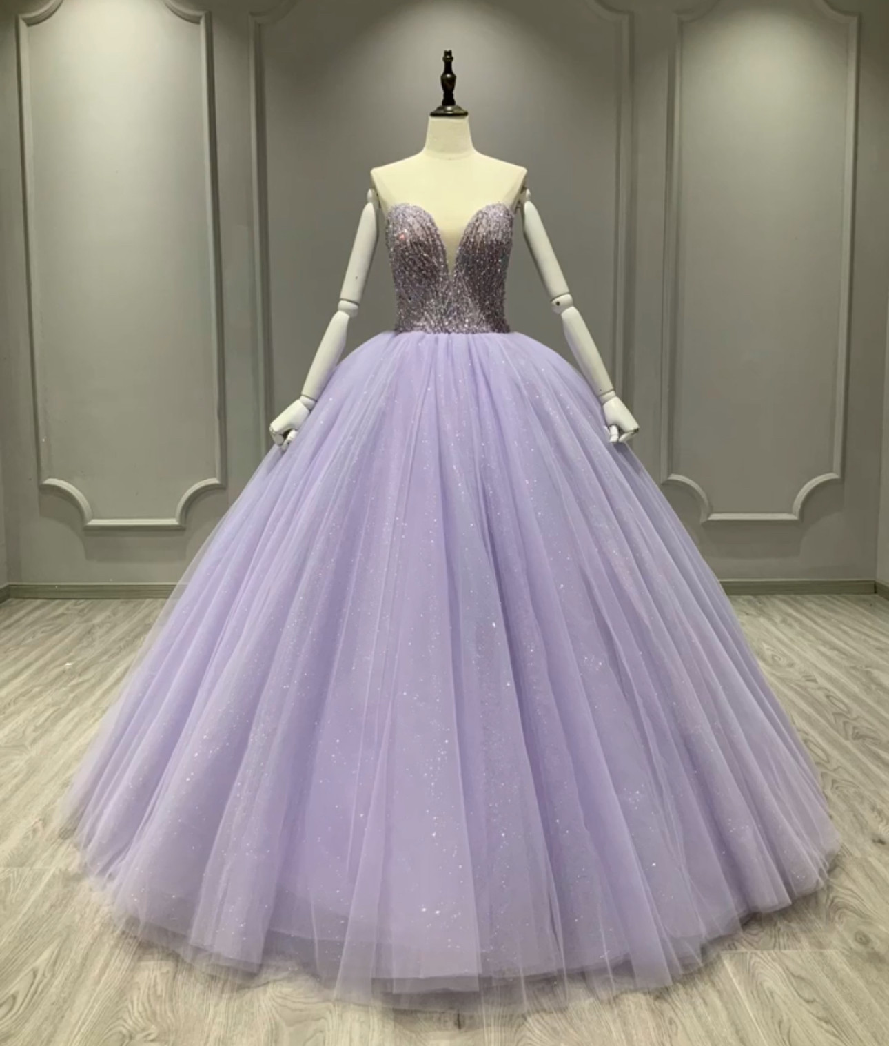 新色追加　セクシー　vネック　ラメ入り　キラキラ　カラードレス　ストーンフレアスカート　パーティードレスおお呼ばれ披露宴