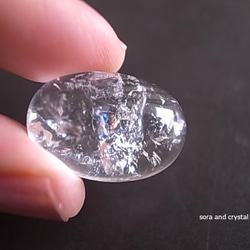 ルチル内包 ガーデンクォーツ 原石 タンブル 苔入り水晶 クリスタル