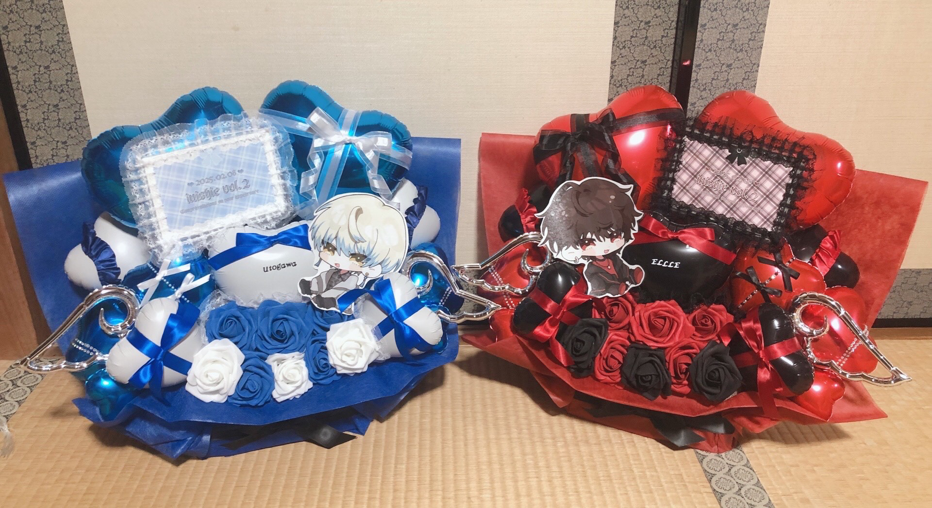 生誕祭　推し活　バルーンアレンジ  卓フラ　フラスタ　バルーンアレンジ  バルーンブーケ　本人不在の生誕祭　誕生日ギフト