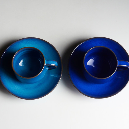 天藍色茶杯和茶碟西式茶具soranoutuwa 的作品19127936｜Creema