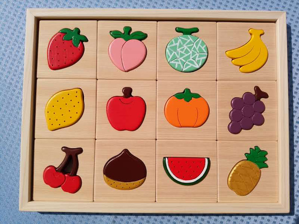 木製フルーツパズル 8枚目の画像